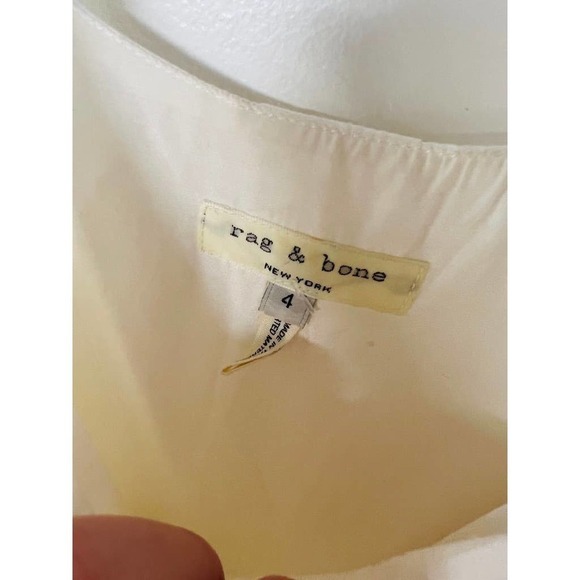 Rag & Bone New York White Midi Dress - Picture 4 of 6